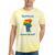 GDR Pioneer East East Nostalgia USSR Soviet Union Tie-Dye T-Shirts Yellow Tie-Dye