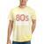 I'd Rather Be In The 80s Iconic Music Nostalgia Vintage Tie-Dye T-Shirts Yellow Tie-Dye