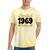 Limited 1969 Edition Retro Nostalgia Art Tie-Dye T-Shirts Yellow Tie-Dye