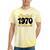 Limited 1970 Edition Retro Vintage 70s Nostalgia Tie-Dye T-Shirts Yellow Tie-Dye