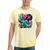 I Love The 70s Vintage Cassette Roller Vinyl Nostalgia 70s Tie-Dye T-Shirts Yellow Tie-Dye