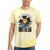 Music Old School Nostalgia Record Tie-Dye T-Shirts Yellow Tie-Dye