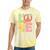 Peace Sign Love Groovy Vibes Costume Nostalgia 1980s Fashion Tie-Dye T-Shirts Yellow Tie-Dye