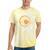 Pluto Never Forget Space Nostalgia Planetary Humor Tie-Dye T-Shirts Yellow Tie-Dye