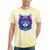 Retro 80s Cat In Space Suit Nostalgia Cat Vintage Astronaut Tie-Dye T-Shirts Yellow Tie-Dye
