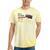Retro Nostalgia 1980s Love Graphic Tie-Dye T-Shirts Yellow Tie-Dye