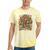 Retro Nostalgia Era Disco Groovy 80s 90s Vintage Aesthetic Premium Tri-Blend Tie-Dye T-Shirts Yellow Tie-Dye