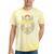 Vintage 1981 Retro Badge Nostalgia Eighties Compass Skull Premium Tri-Blend Tie-Dye T-Shirts Yellow Tie-Dye