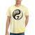 Vintage 6 7 Sketch Yin Yang Namaste Six Seven Nostalgia Tie-Dye T-Shirts Yellow Tie-Dye