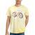Vintage Bicycle With Playing Cards Nostalgia Tie-Dye T-Shirts Yellow Tie-Dye