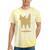Yk2 Cat With Tomboy Tail 90s Nostalgia Downtown Indie Tie-Dye T-Shirts Yellow Tie-Dye