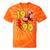 1990 Retro Roller Skate Vintage 90s Nostalgia Collector Tie-Dye T-Shirts Orange Tie-Dye