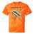 70s 80s 90s Retro Party Costume Nostalgia Cassette Tie-Dye T-Shirts Orange Tie-Dye