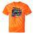 80s 90s Hip Hop Nostalgia Retro Boombox Music Lovers Tie-Dye T-Shirts Orange Tie-Dye