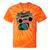 80s 90s Retro Party Costume Nostalgia Boombox Music Hip Hop Tie-Dye T-Shirts Orange Tie-Dye