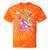 80's Baby 90's Made Me 1980s 1990s Nostalgia Retro Party Premium Tri-Blend Tie-Dye T-Shirts Orange Tie-Dye
