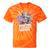 80's Cartoon Heroes Apparel For Retro Nostalgia Fans Tie-Dye T-Shirts Orange Tie-Dye