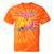 80's Girl Roller Skates Skating Eighties 1980s Nostalgia Tie-Dye T-Shirts Orange Tie-Dye