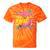 80's Girl Roller Skates Skating Eighties 1980s Nostalgia Tie-Dye T-Shirts Orange Tie-Dye
