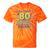 80s Nostalgia Retro Humor So Glad I Grew Up In The 80s Tie-Dye T-Shirts Orange Tie-Dye