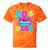 80's Vibe Retro Style Cassette Tape Nostalgia 1980s Party Tie-Dye T-Shirts Orange Tie-Dye