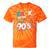 90's Nineties Nostalgia Costume Party Back To The 90s Tie-Dye T-Shirts Orange Tie-Dye