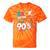 90's Nineties Nostalgia Costume Party Back To The 90s Tie-Dye T-Shirts Orange Tie-Dye