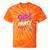 90's Party 90s Nostalgia Retro Rave Dance Music Tie-Dye T-Shirts Orange Tie-Dye