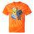 90s Retro Cassette And Walkman Nostalgia Graphic Tee Tie-Dye T-Shirts Orange Tie-Dye
