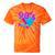 90's Vibe Retro Style Cassette Tape Nostalgia 1990s Party Tie-Dye T-Shirts Orange Tie-Dye