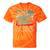90's Vibe Vintage Style Cassette Tape Nostalgia 1990s Party Premium Tri-Blend Tie-Dye T-Shirts Orange Tie-Dye