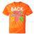 Back To The 90's Mixtape Era Nostalgia Retro 1990 90's Style Premium Tri-Blend Tie-Dye T-Shirts Orange Tie-Dye