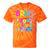Bruh This Is My 70's Costume Nostalgia Mixtape 1970s Party Tie-Dye T-Shirts Orange Tie-Dye