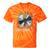 Buffering Glitched CD On Fire 2000s Nostalgia Tie-Dye T-Shirts Orange Tie-Dye