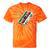 Cassette 90s Costume Party Nostalgia Tie-Dye T-Shirts Orange Tie-Dye