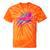 Cowabunga Retro 80s 90s Nostalgia Slang Neon Grunge Art Tie-Dye T-Shirts Orange Tie-Dye