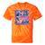 EAT THE RICH 90S NOSTALGIA WHALE ORCA YAHCT RETRO Tie-Dye T-Shirts Orange Tie-Dye