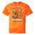 Elder Emo Nostalgia Skeleton Hand Tie-Dye T-Shirts Orange Tie-Dye