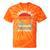 Error 404 Streaming Not Found Nostalgia VHS Retro Tape Tie-Dye T-Shirts Orange Tie-Dye