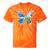 Frutiger Aero Aesthetic Butterfly Computer Fishes Scenery Tie-Dye T-Shirts Orange Tie-Dye