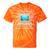 Frutiger Aero Aesthetic Tech The Future That Was Promised Tie-Dye T-Shirts Orange Tie-Dye