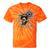 Frutiger Aero Cat Meme Headphone Kitty Cat Lover Tie-Dye T-Shirts Orange Tie-Dye