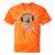 Frutiger Aero Cat Wearing Headphones Bubble 2000s Gen-Z Meme Tie-Dye T-Shirts Orange Tie-Dye