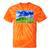 Frutiger Aero Dolphin Meadow Aesthetic Y2k 2000s Ironic Tie-Dye T-Shirts Orange Tie-Dye