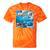 Frutiger Aero Retro Vibes Y2K Retro Grunge Tie-Dye T-Shirts Orange Tie-Dye