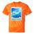 Frutiger Aero Skeuomorphism User Interface Nostalgia Premium Tri-Blend Tie-Dye T-Shirts Orange Tie-Dye