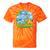 Frutiger Aero Y2K Fashion Trends Statement Piece Tech Orange Premium Tie-Dye T-Shirts Orange Tie-Dye