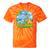 Frutiger Aero Y2K Fashion Trends Statement Piece Tech Orange Tie-Dye T-Shirts Orange Tie-Dye