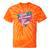 Girls Just Wanna Have Fun Retro 80s Nostalgia Night Out Tie-Dye T-Shirts Orange Tie-Dye