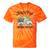 Holiday Scene Nostalgia North Pole Tree Farm Merry Christmas Tie-Dye T-Shirts Orange Tie-Dye